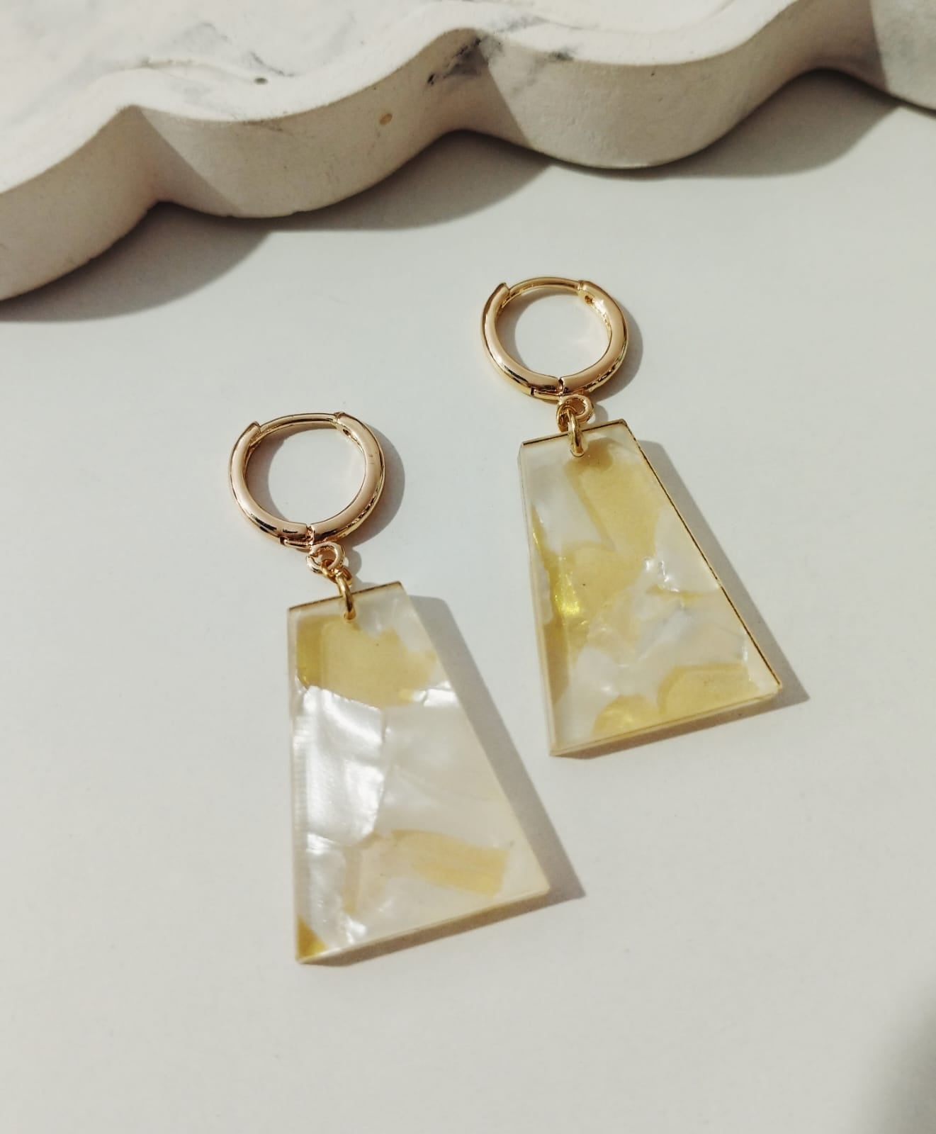 Única Nº01 - Argollas trapecio alargado