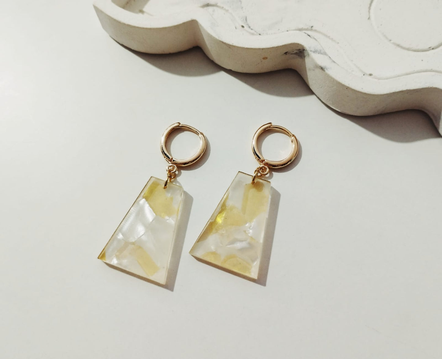Única Nº01 - Argollas trapecio alargado