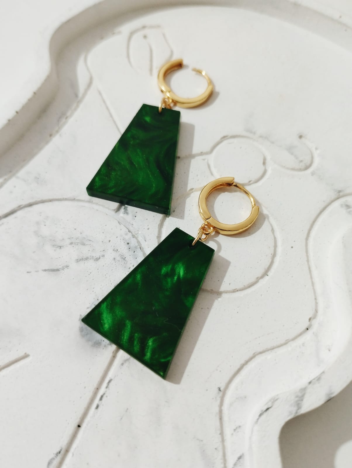 Única Nº01 - Argollas trapecio alargado