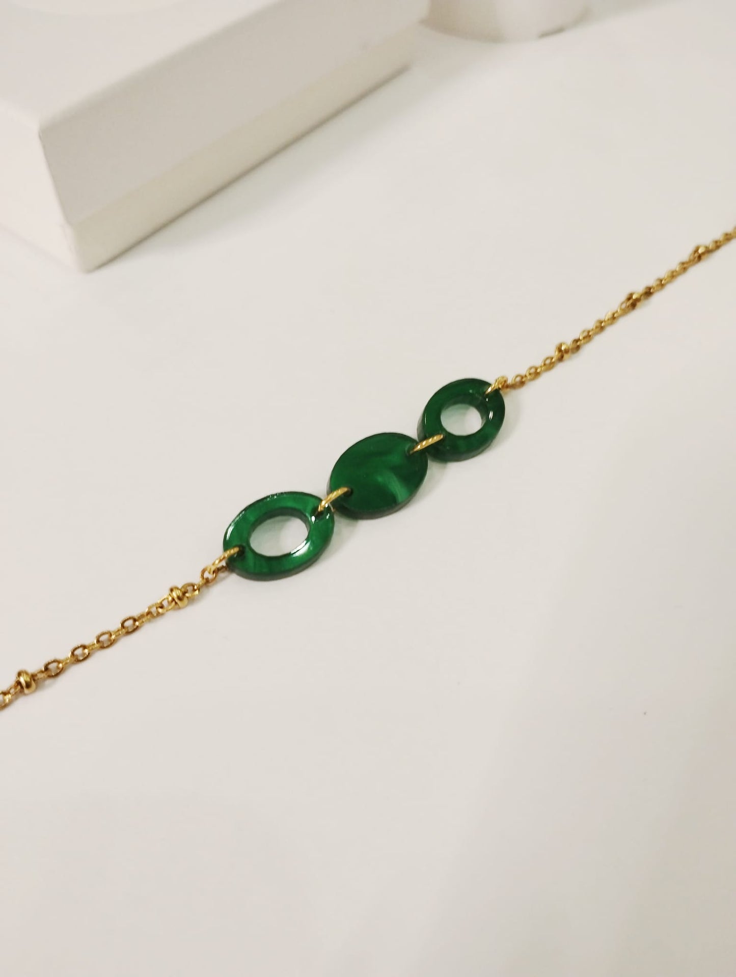 Única Nº06 – Pulsera triple óvalo