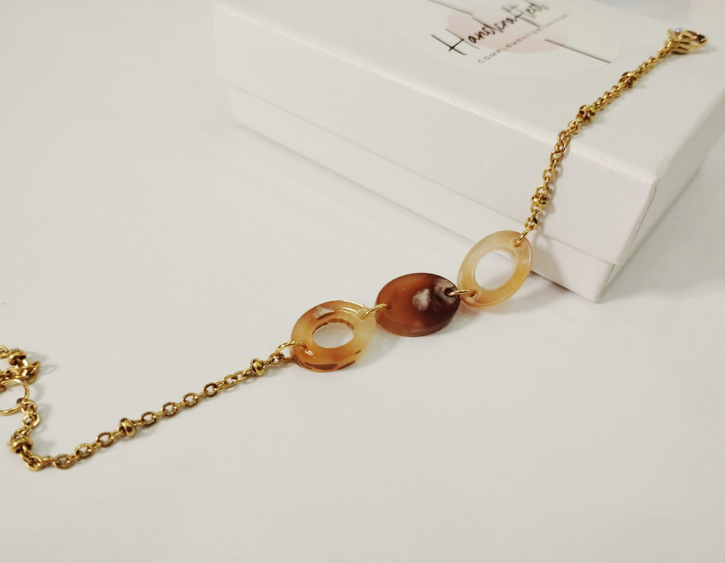 Única Nº06 – Pulsera triple óvalo
