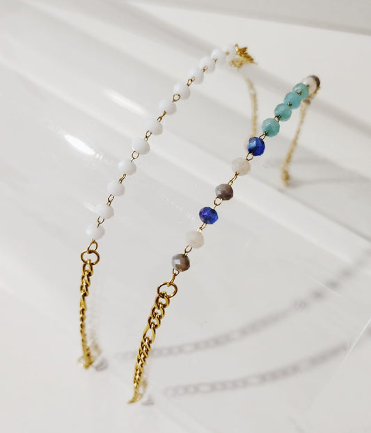 Única Nº05 – Pulsera cristalitos de color